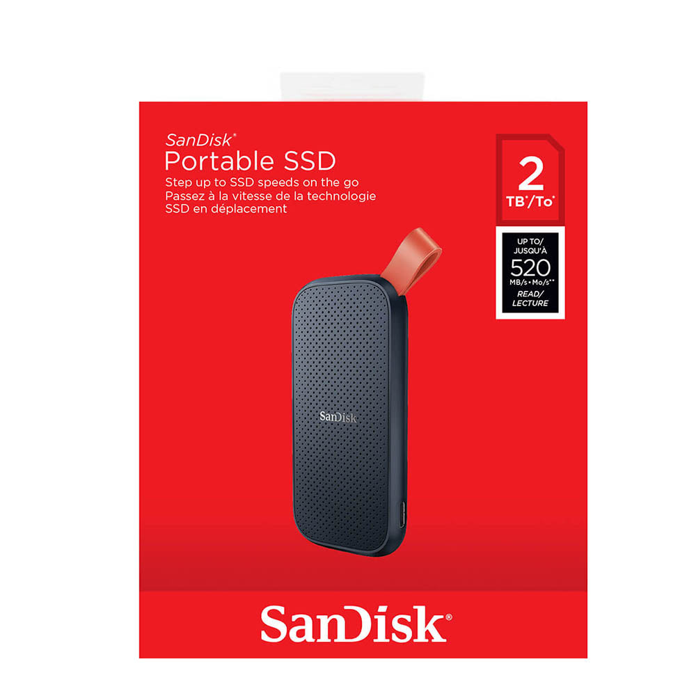 Sandisk SSD Portable 2TB 520mb/s E30 Sandisk SSD Portable 2TB 520mb/s E30